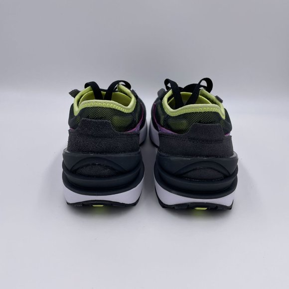 Nike Waffle One Black / Lilac / Lemon Womens Shoes - Picture 4 of 8